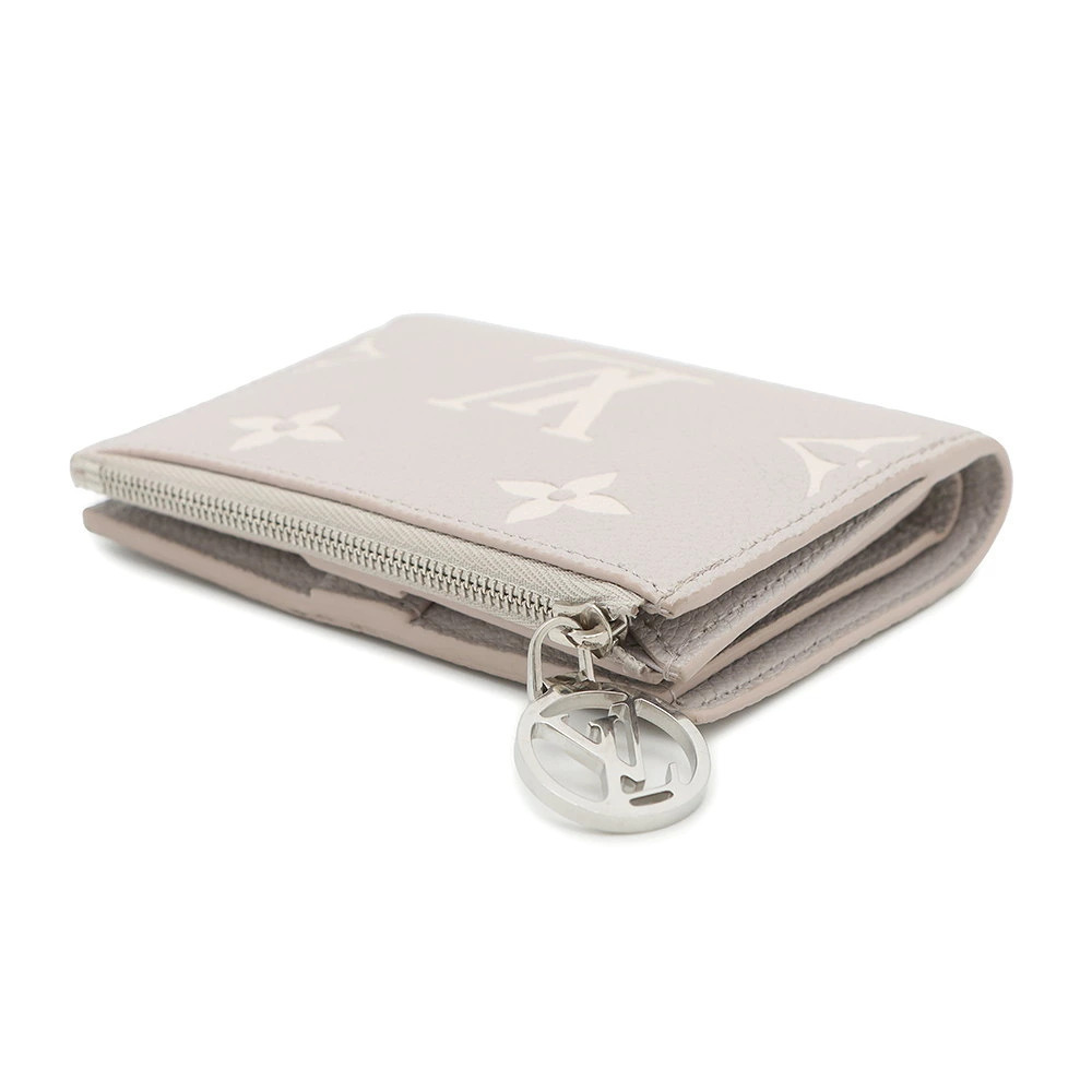 Louis Vuitton Monogram fold Bicolor Empreinte Bi Lisa Wallet Portefeuille Brown